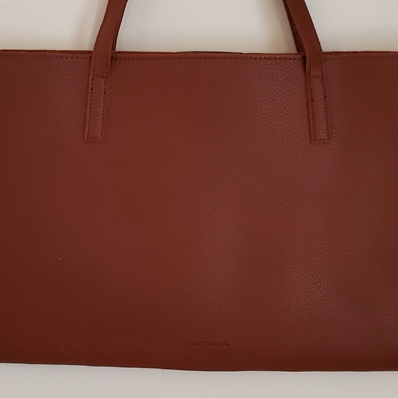 Vince Camuto Lucky Stripe Rusty Brown Laptop Bag - Picture 6 of 7